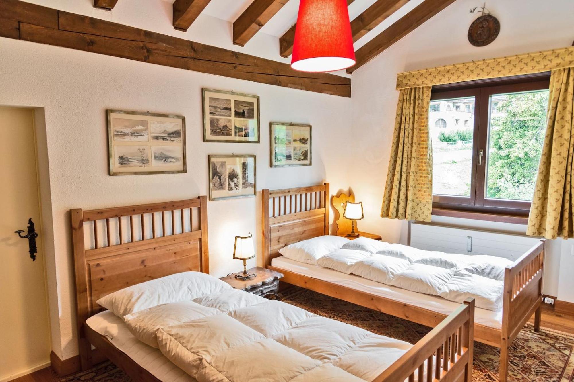 Ferienwohnung Chesa Martina - La Punt Exterior foto