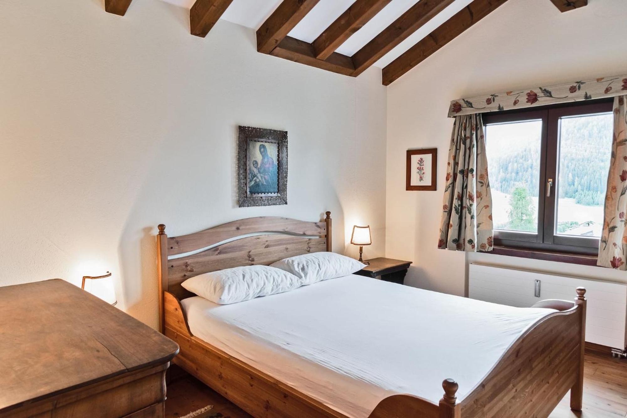 Ferienwohnung Chesa Martina - La Punt Exterior foto
