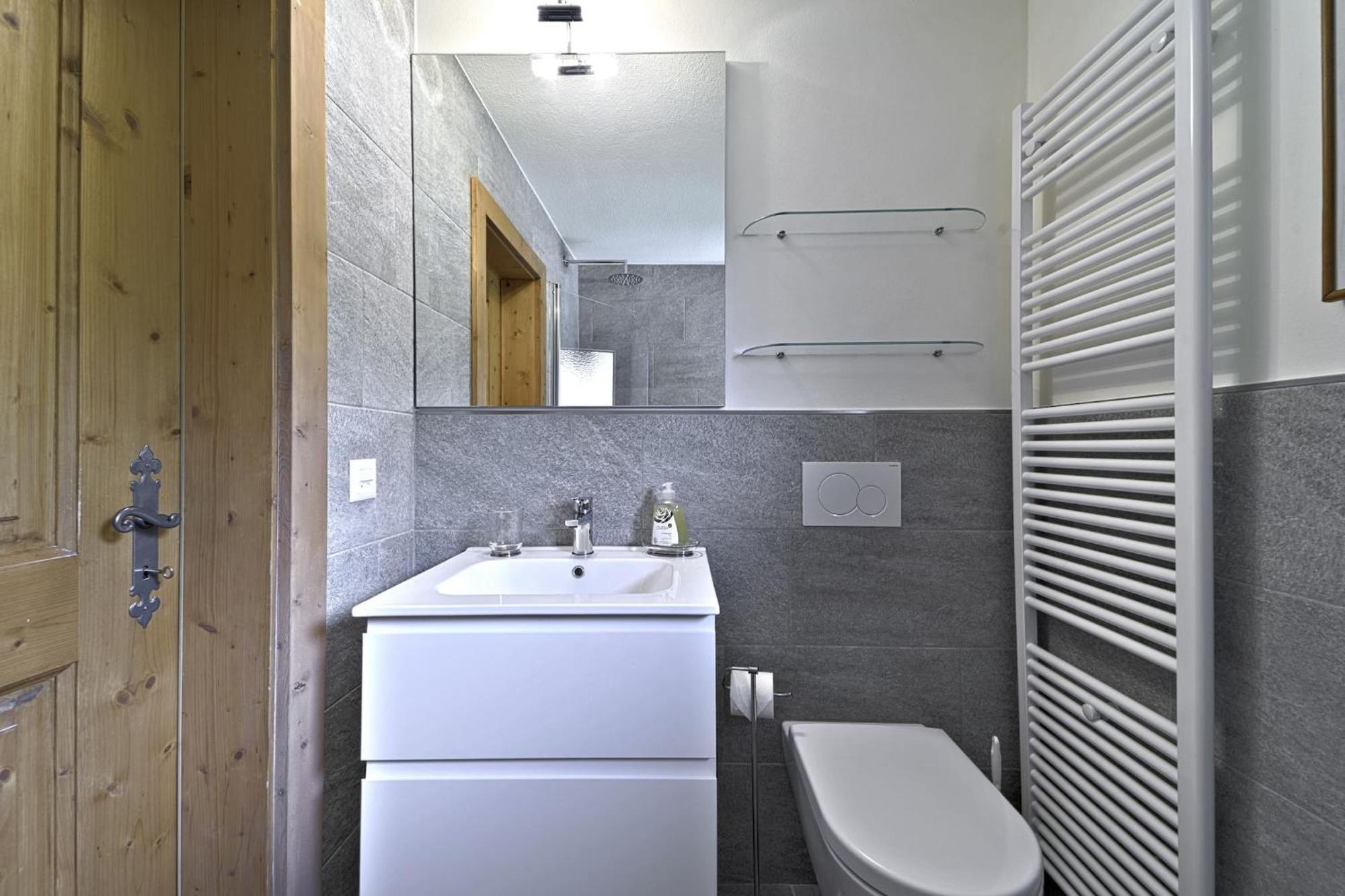 Ferienwohnung Chesa Martina - La Punt Exterior foto