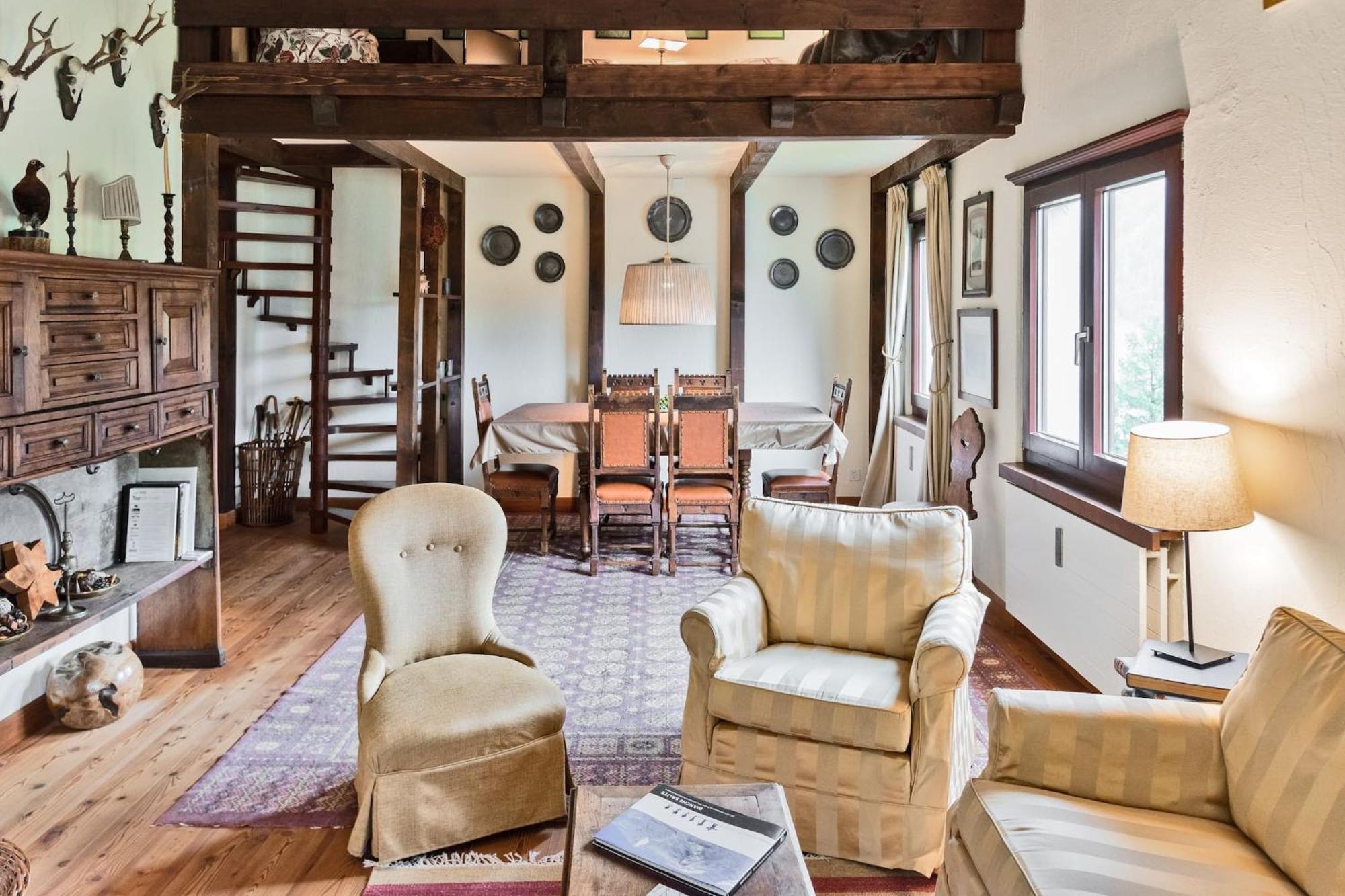 Ferienwohnung Chesa Martina - La Punt Exterior foto
